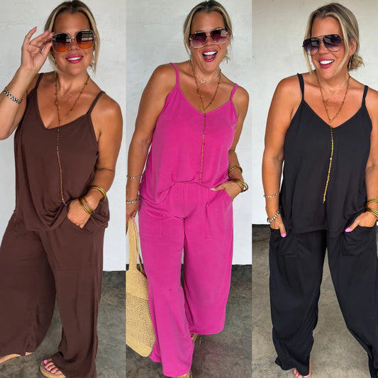 PREORDER: Delilah Tank & Pants Set // eta Aug