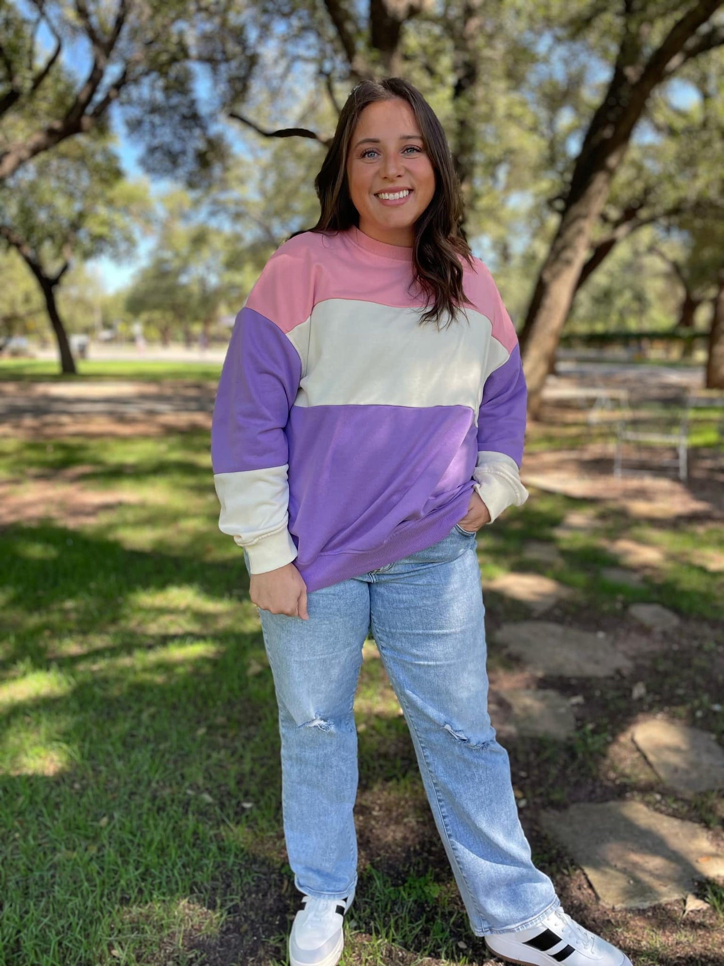 Colorblock Pullover