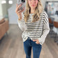 Jule Stripe Long Sleeve Top