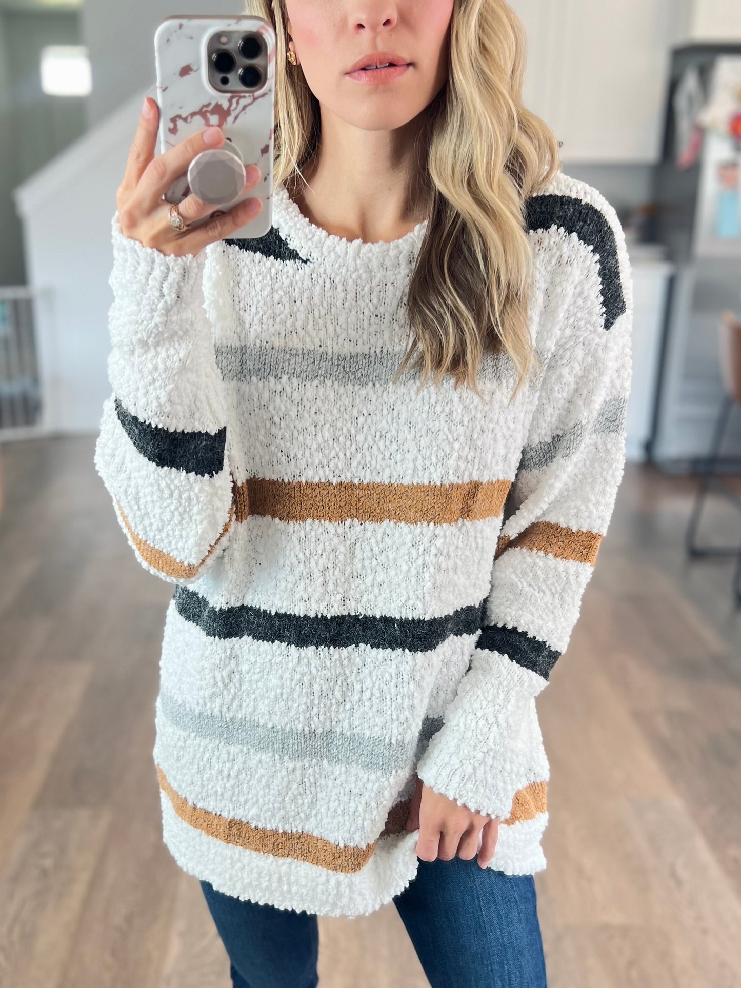 *reopened* Esme Popcorn Knit Sweater