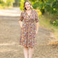 Taylor Dress - Mocha Floral FINAL SALE