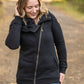 Quinn ZipUp Cowl - Black