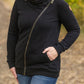 Quinn ZipUp Cowl - Black