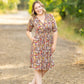 Taylor Dress - Mocha Floral FINAL SALE