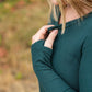 Harper Long Sleeve Henley - Evergreen