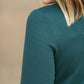 Harper Long Sleeve Henley - Evergreen