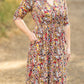 Taylor Dress - Mocha Floral FINAL SALE