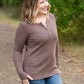 Harper Long Sleeve Henley - Mocha