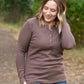 Harper Long Sleeve Henley - Mocha