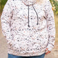 Soft Funnel Neck - Tan Micro Floral