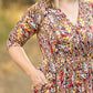 Taylor Dress - Mocha Floral FINAL SALE