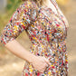 Taylor Dress - Mocha Floral FINAL SALE