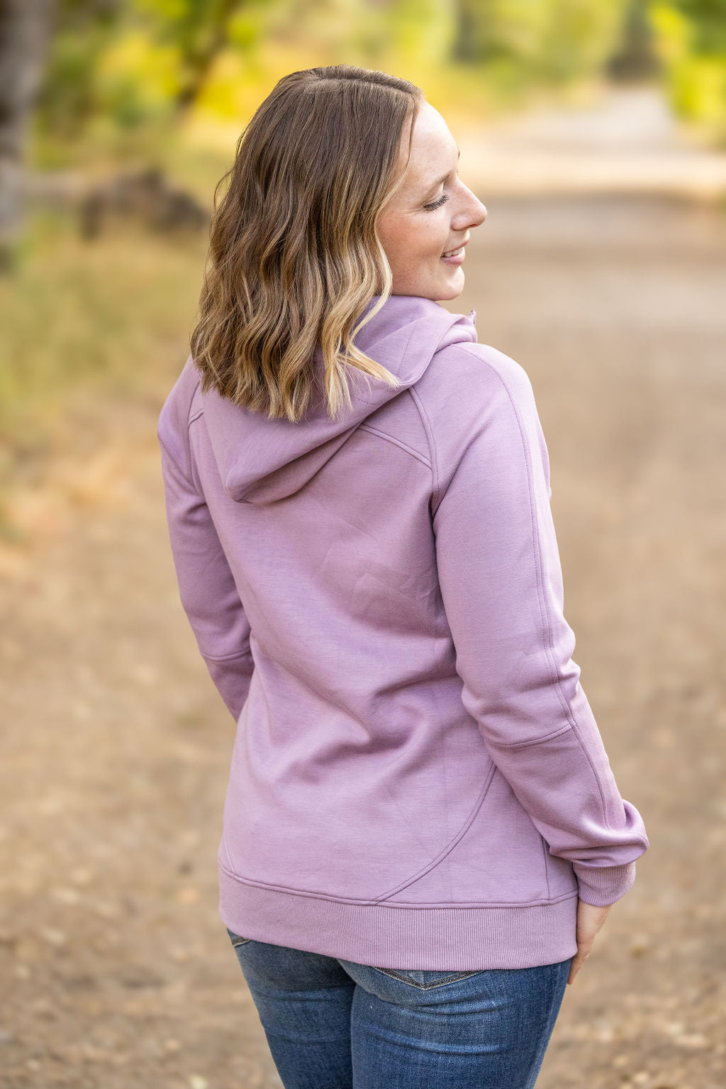 Scuba HalfZip Hoodie - Lavender