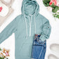 Pixie Pocket Halfzip Hoodie - Sage