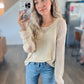Cal Hollow Knit Top