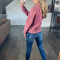 Elmwood Pullover in Mauve