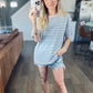 SHIPS FREE TODAY // Easy Days Striped Relaxed Tee