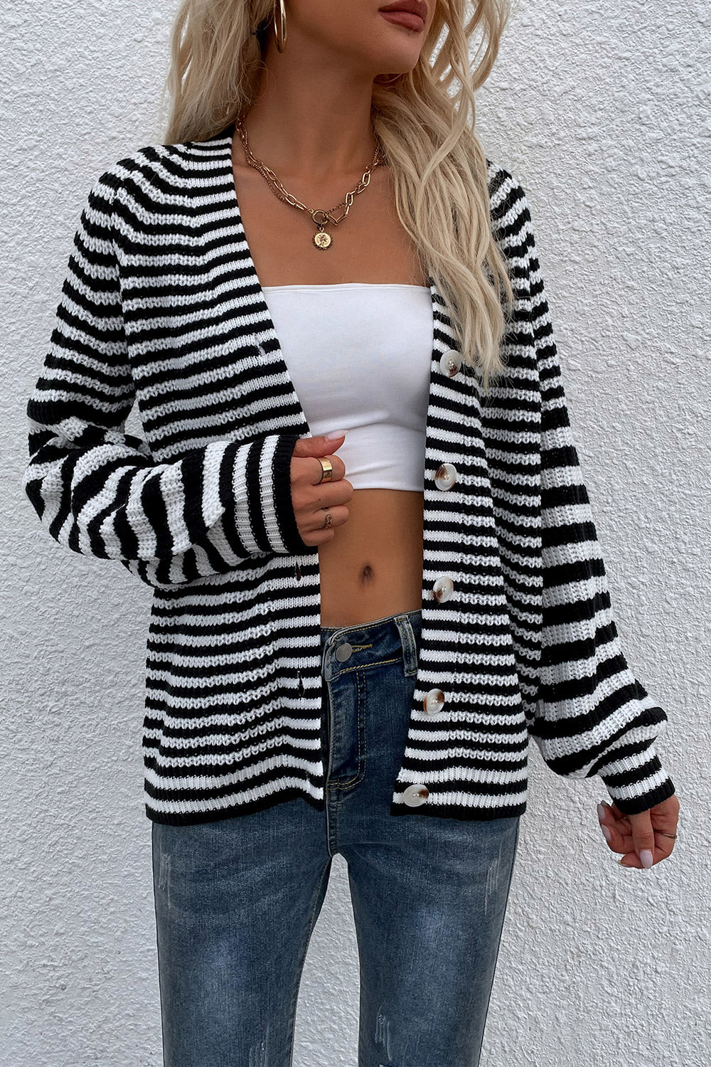 Kennedy Striped Cardigan