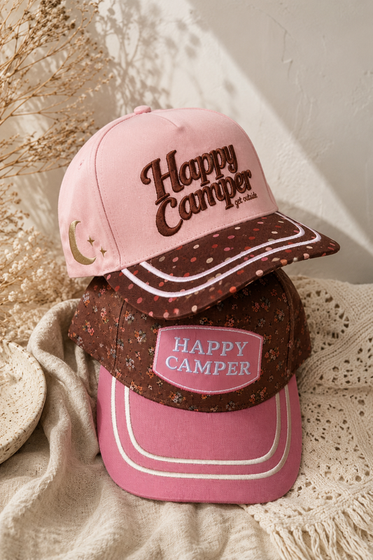 PREORDER: Happy Camper Trucker Hat // eta September