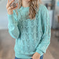 Katie Pointelle Knit Sweater