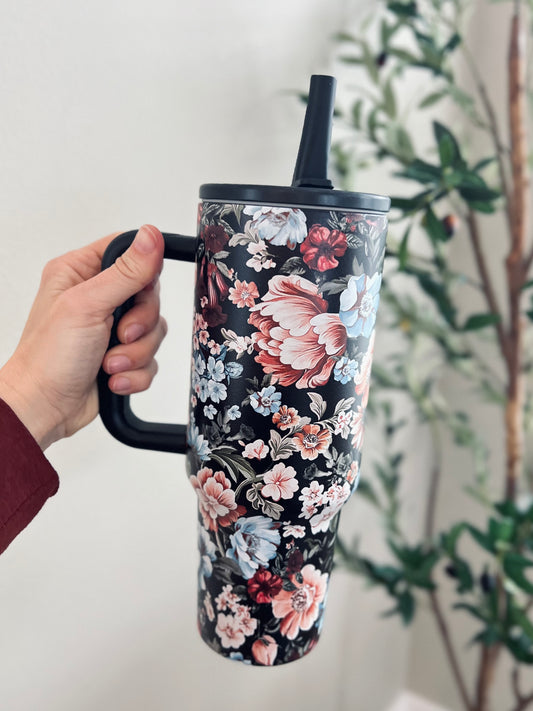 Evening Floral 40oz Tumbler
