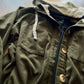 Cord Drawstring Button Up Hooded Shacket