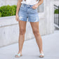 Marianne Destroyed Denim Shorts - Judy Blue