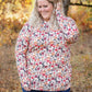 Blair Long Sleeve Top - Red Floral