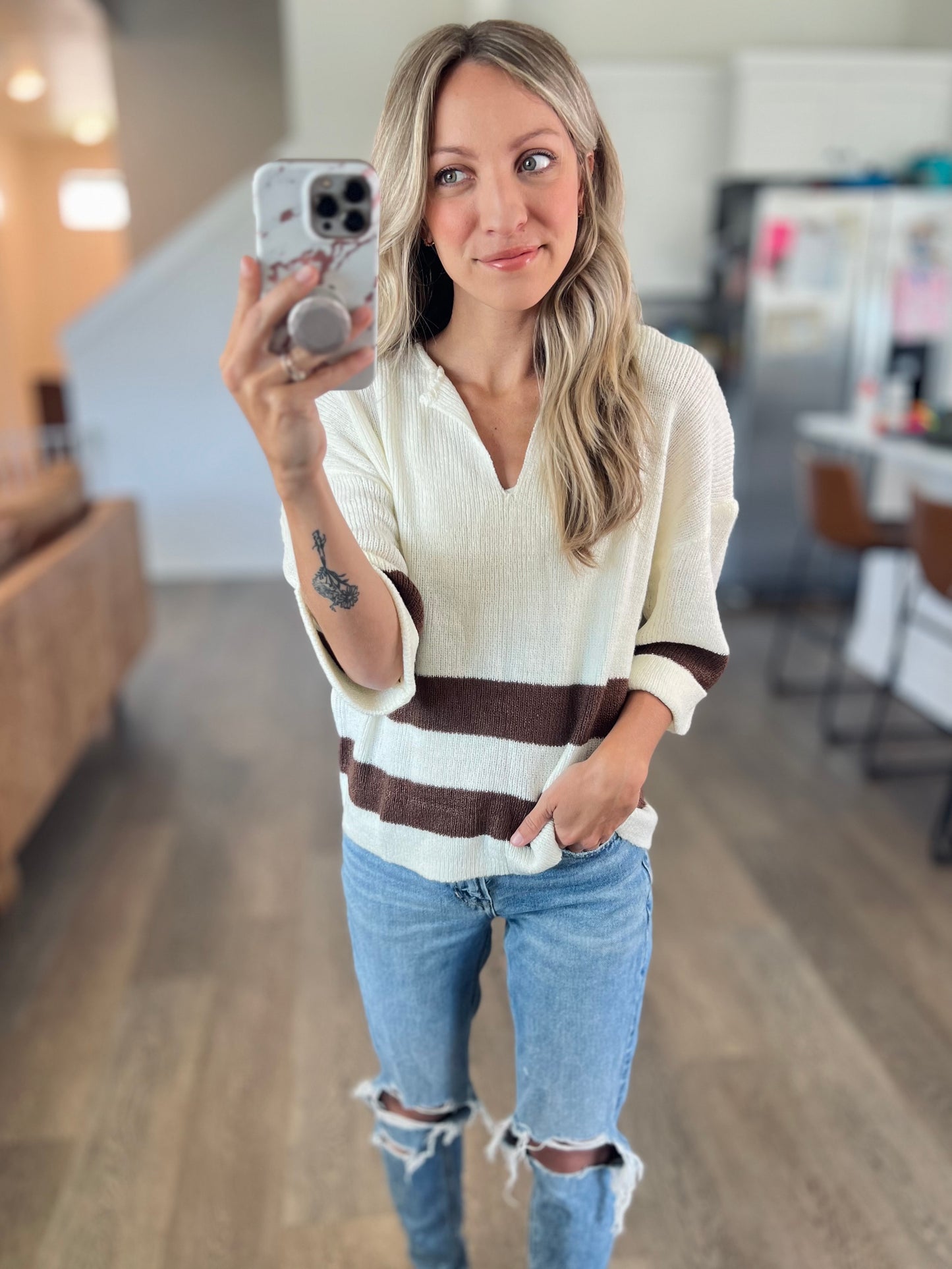 Les Stripe Sweater