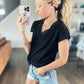 SHIPS FREE TODAY // Everyday Elegance V-Neck Top