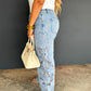 PREORDER: Floral Charm Wide Leg Jeans // eta early May