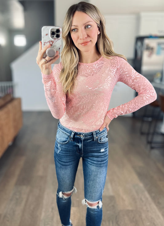 Blossom Lace Long Sleeve Top