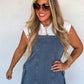 PREORDER: Denim Millie Overall Dress // eta early May