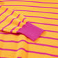Happiness Stripe Sweater in Orange/Pink