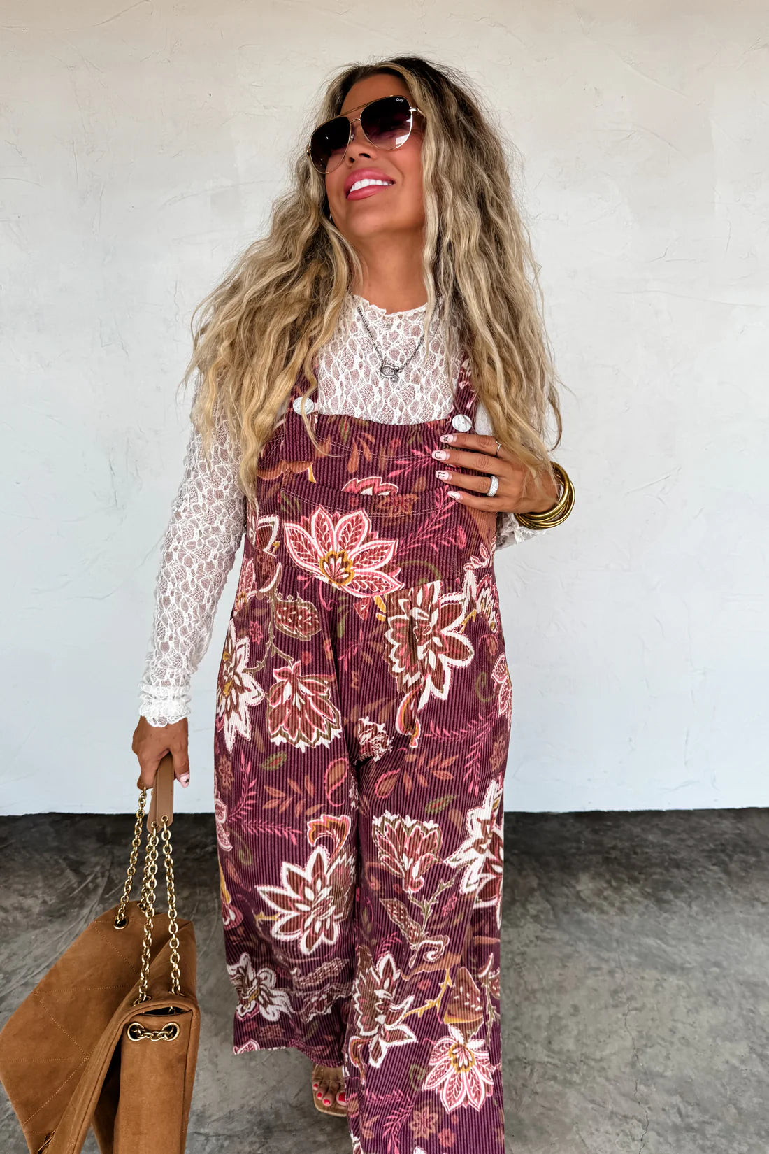 Fall Print Overalls Preorder // eta Nov