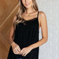 Lace Detail Cami in Black