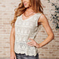 Adventure is Out There Open Knit Tank