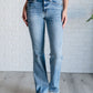 Mid Rise Clean Bootcut Jeans - Judy Blue