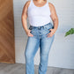 Mid Rise Clean Bootcut Jeans - Judy Blue