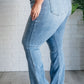 Mid Rise Clean Bootcut Jeans - Judy Blue