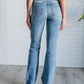 Mid Rise Clean Bootcut Jeans - Judy Blue