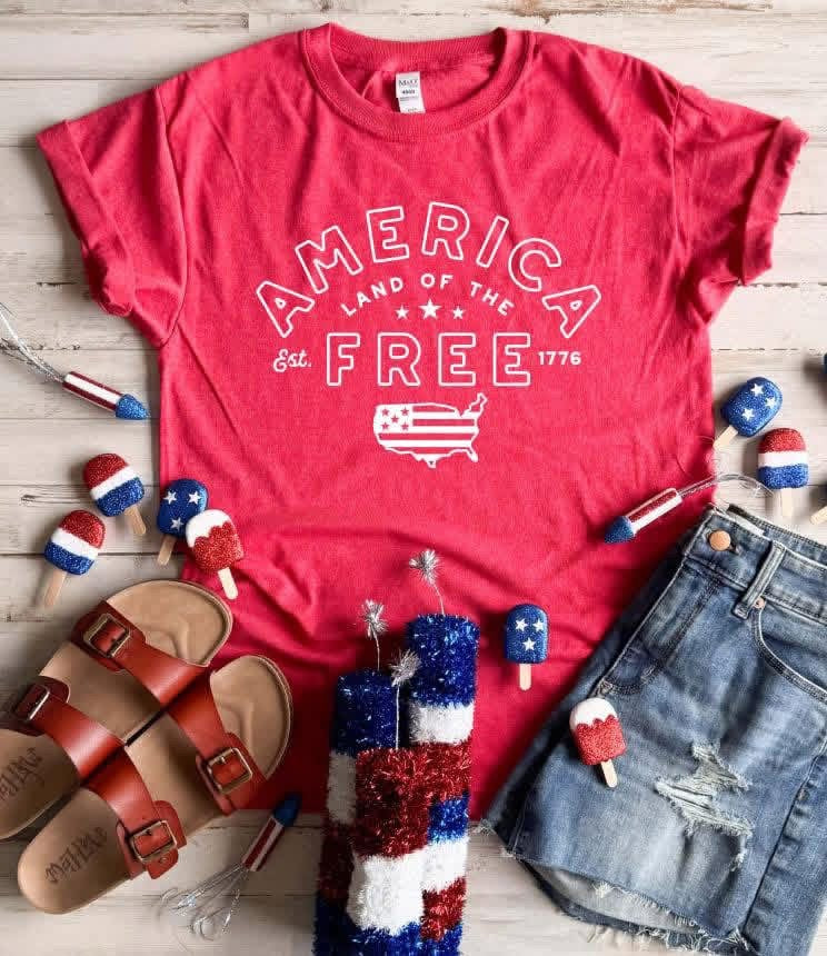 PREORDER: America Land of the Free Tee