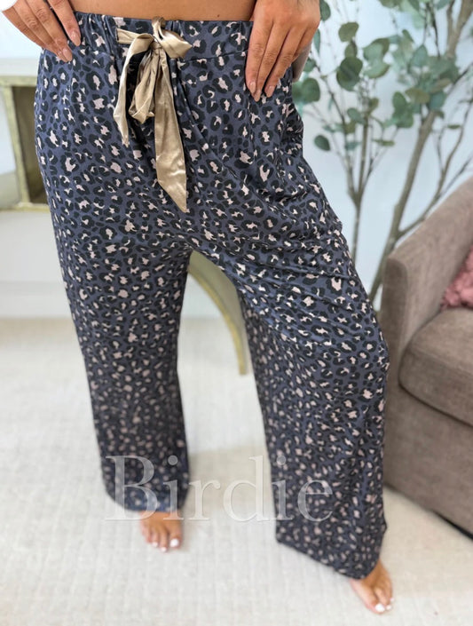 PREORDER: Stretchy Lounge Pants in Deep Wild Animal // eta June