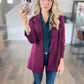 Magic 3/4 Blazer in Wine