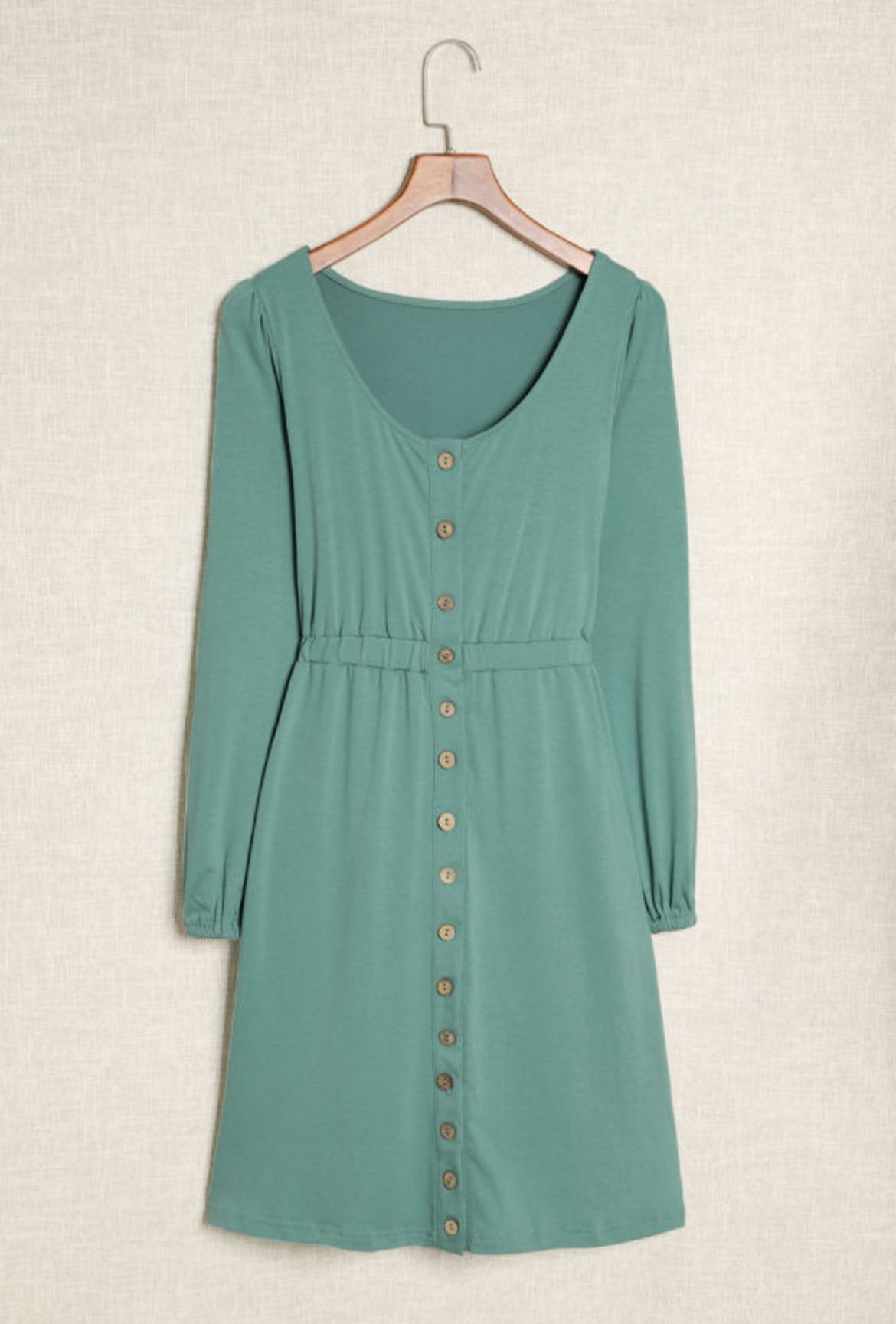 *free ship today* Cora Long Sleeve Button Down Dress