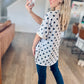 *new* Play Date in Paris Polka Dot Boyfriend Tee