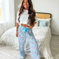Preorder // Stretchy Lounge Pants in Country Club Bloom// eta 3-4 weeks