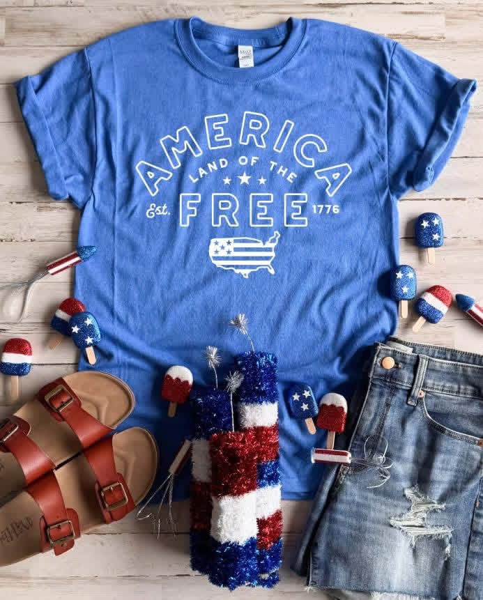 PREORDER: America Land of the Free Tee