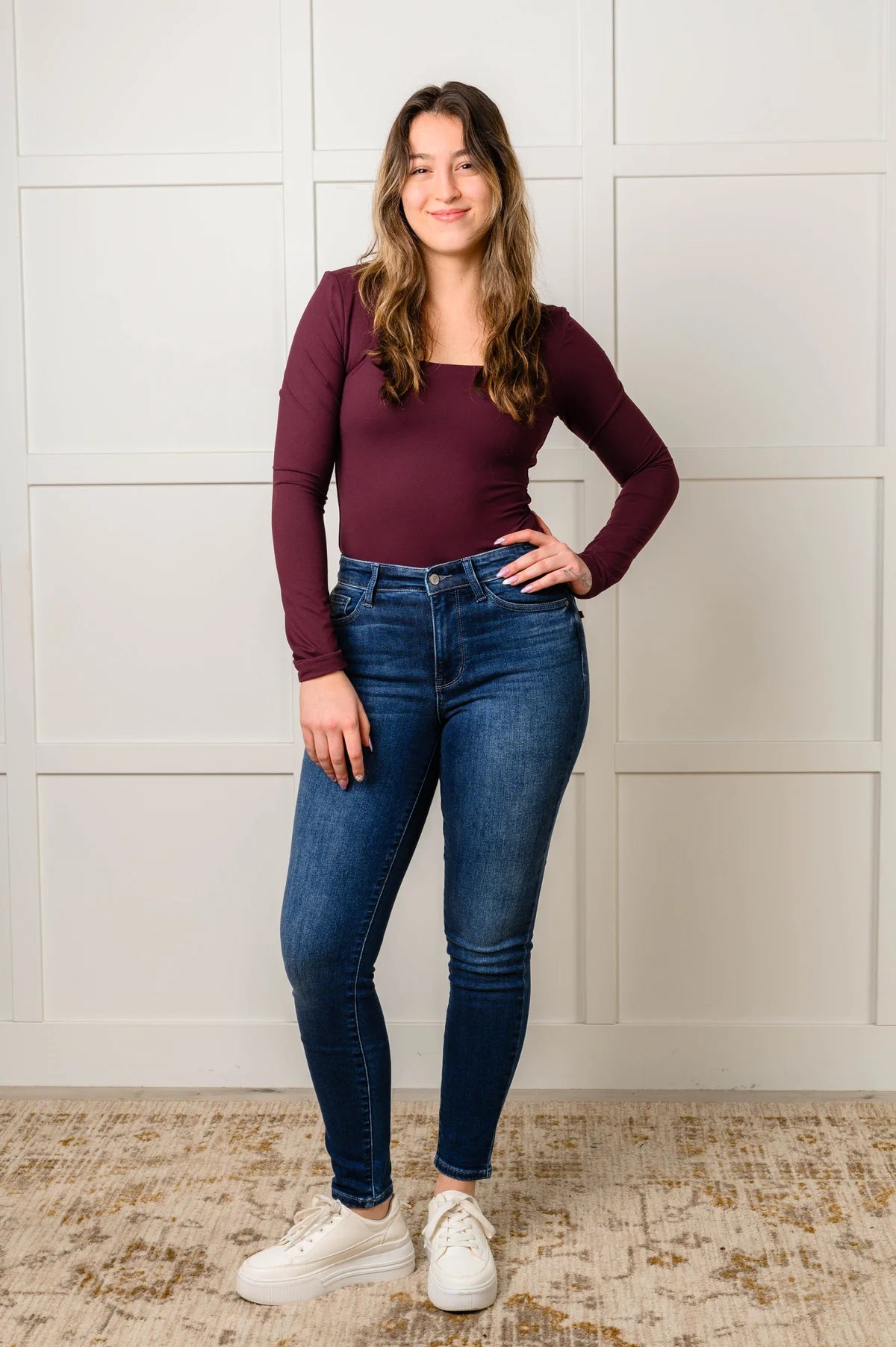 Mid-Rise Thermal Lined Skinny Jeans - Judy Blue