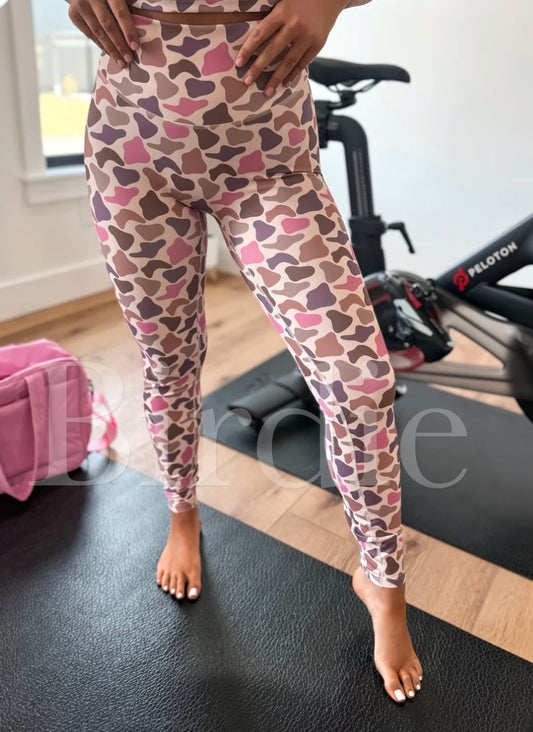 PREORDER: Flirty Duck Camo Leggings // 3-4 weeks eta